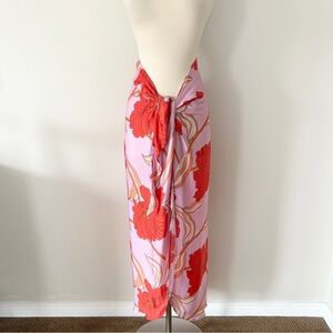 Zingara NWT Magnolia Pareo Sarong Swim Coverup OS
